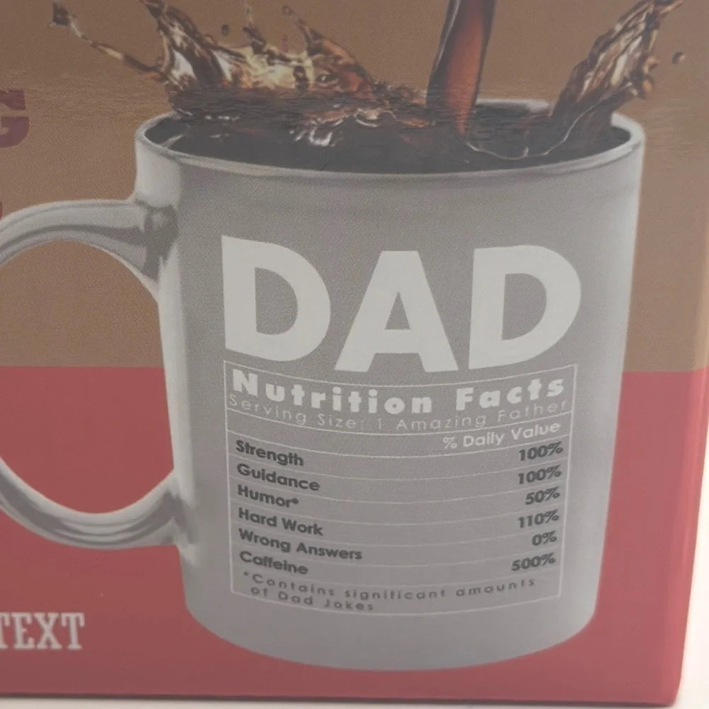 GR8AM Heat Sensitive Color Changing Mug for dad